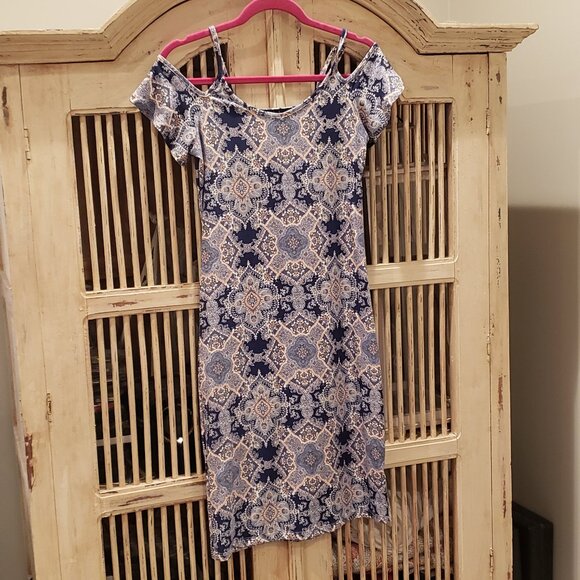 Derek Heart Body Hugging  Pullover Knit Dress - Picture 6 of 7